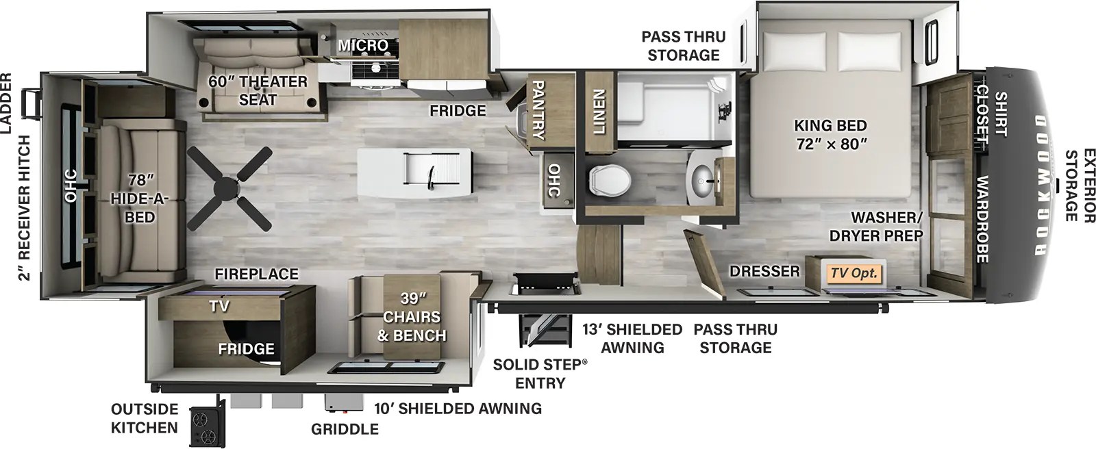 Rockwood Signature Fifth Wheels 372RL Forest River RV